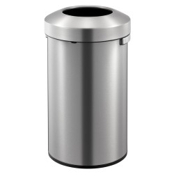 EKO Abfalleimer Urban 90 L Mattsilbern   