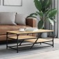 vidaXL Couchtisch Sonoma-Eiche 100x49x40 cm Holzwerkstoff vidaXL Couchtisch Sonoma-Eiche 100x49x40 cm Holzwerkstoff