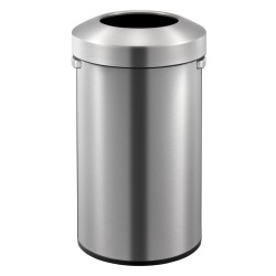 EKO Abfalleimer Urban 90 L Mattsilbern   