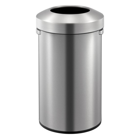EKO Abfalleimer Urban 90 L Mattsilbern   