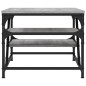 vidaXL Couchtisch Grau Sonoma 100x49x40 cm Holzwerkstoff vidaXL Couchtisch Grau Sonoma 100x49x40 cm Holzwerkstoff