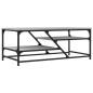 vidaXL Couchtisch Grau Sonoma 100x49x40 cm Holzwerkstoff vidaXL Couchtisch Grau Sonoma 100x49x40 cm Holzwerkstoff
