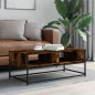 vidaXL Couchtisch Räuchereiche 100x51x40 cm Holzwerkstoff vidaXL Couchtisch Räuchereiche 100x51x40 cm Holzwerkstoff