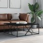 vidaXL Couchtisch Schwarz 100x100x40 cm Holzwerkstoff vidaXL Couchtisch Schwarz 100x100x40 cm Holzwerkstoff