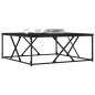 vidaXL Couchtisch Schwarz 100x100x40 cm Holzwerkstoff vidaXL Couchtisch Schwarz 100x100x40 cm Holzwerkstoff