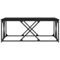 vidaXL Couchtisch Schwarz 100x100x40 cm Holzwerkstoff vidaXL Couchtisch Schwarz 100x100x40 cm Holzwerkstoff