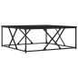 vidaXL Couchtisch Schwarz 100x100x40 cm Holzwerkstoff vidaXL Couchtisch Schwarz 100x100x40 cm Holzwerkstoff