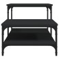 vidaXL Couchtisch Schwarz 100x50,5x45 cm Holzwerkstoff vidaXL Couchtisch Schwarz 100x50,5x45 cm Holzwerkstoff