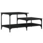 vidaXL Couchtisch Schwarz 100x50,5x45 cm Holzwerkstoff vidaXL Couchtisch Schwarz 100x50,5x45 cm Holzwerkstoff
