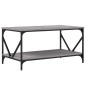 vidaXL Couchtisch Grau Sonoma 90x50x45 cm Holzwerkstoff vidaXL Couchtisch Grau Sonoma 90x50x45 cm Holzwerkstoff