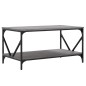vidaXL Couchtisch Grau Sonoma 90x50x45 cm Holzwerkstoff vidaXL Couchtisch Grau Sonoma 90x50x45 cm Holzwerkstoff