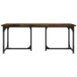 vidaXL Couchtisch Räuchereiche 90x50x35 cm Holzwerkstoff