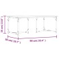 vidaXL Couchtisch Braun Eichen-Optik 90x50x35 cm Holzwerkstoff vidaXL Couchtisch Braun Eichen-Optik 90x50x35 cm Holzwerkstoff