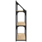 vidaXL Wandregal 3 Fächer Sonoma-Eiche 80x21x78,5 cm Holzwerkstoff vidaXL Wandregal 3 Fächer Sonoma-Eiche 80x21x78,5 cm Holzwerkstoff