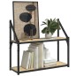 vidaXL Wandregal 2 Fächer Sonoma-Eiche 60x21x51 cm Holzwerkstoff vidaXL Wandregal 2 Fächer Sonoma-Eiche 60x21x51 cm Holzwerkstoff