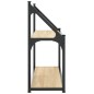vidaXL Wandregal 2 Fächer Sonoma-Eiche 60x21x51 cm Holzwerkstoff vidaXL Wandregal 2 Fächer Sonoma-Eiche 60x21x51 cm Holzwerkstoff
