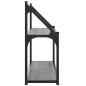 vidaXL Wandregal 2 Fächer Grau Sonoma 60x21x51 cm Holzwerkstoff vidaXL Wandregal 2 Fächer Grau Sonoma 60x21x51 cm Holzwerkstoff
