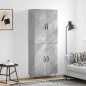 vidaXL Highboard Betongrau 69,5x34x180 cm Holzwerkstoff vidaXL Highboard Betongrau 69,5x34x180 cm Holzwerkstoff