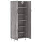 vidaXL Highboard Grau Sonoma 69,5x34x180 cm Holzwerkstoff vidaXL Highboard Grau Sonoma 69,5x34x180 cm Holzwerkstoff