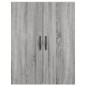 vidaXL Highboard Grau Sonoma 69,5x34x180 cm Holzwerkstoff vidaXL Highboard Grau Sonoma 69,5x34x180 cm Holzwerkstoff