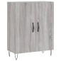 vidaXL Highboard Grau Sonoma 69,5x34x180 cm Holzwerkstoff vidaXL Highboard Grau Sonoma 69,5x34x180 cm Holzwerkstoff