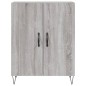 vidaXL Highboard Grau Sonoma 69,5x34x180 cm Holzwerkstoff vidaXL Highboard Grau Sonoma 69,5x34x180 cm Holzwerkstoff