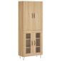 vidaXL Highboard Sonoma-Eiche 69,5x34x180 cm Holzwerkstoff vidaXL Highboard Sonoma-Eiche 69,5x34x180 cm Holzwerkstoff