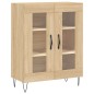 vidaXL Highboard Sonoma-Eiche 69,5x34x180 cm Holzwerkstoff vidaXL Highboard Sonoma-Eiche 69,5x34x180 cm Holzwerkstoff