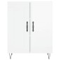 vidaXL Highboard Hochglanz-Weiß 69,5x34x180 cm Holzwerkstoff vidaXL Highboard Hochglanz-Weiß 69,5x34x180 cm Holzwerkstoff