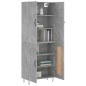 vidaXL Highboard Betongrau 69,5x34x180 cm Holzwerkstoff vidaXL Highboard Betongrau 69,5x34x180 cm Holzwerkstoff