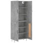 vidaXL Highboard Betongrau 69,5x34x180 cm Holzwerkstoff vidaXL Highboard Betongrau 69,5x34x180 cm Holzwerkstoff