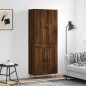 vidaXL Highboard Braun Eichen-Optik 69,5x34x180 cm Holzwerkstoff vidaXL Highboard Braun Eichen-Optik 69,5x34x180 cm Holzwerkstoff