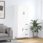 vidaXL Highboard Weiß 69,5x34x180 cm Holzwerkstoff vidaXL Highboard Weiß 69,5x34x180 cm Holzwerkstoff