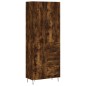 vidaXL Highboard Räuchereiche 69,5x34x180 cm Holzwerkstoff vidaXL Highboard Räuchereiche 69,5x34x180 cm Holzwerkstoff