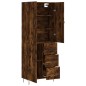 vidaXL Highboard Räuchereiche 69,5x34x180 cm Holzwerkstoff vidaXL Highboard Räuchereiche 69,5x34x180 cm Holzwerkstoff