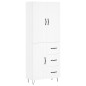 vidaXL Highboard Weiß 69,5x34x180 cm Holzwerkstoff vidaXL Highboard Weiß 69,5x34x180 cm Holzwerkstoff