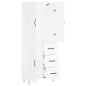 vidaXL Highboard Weiß 69,5x34x180 cm Holzwerkstoff vidaXL Highboard Weiß 69,5x34x180 cm Holzwerkstoff