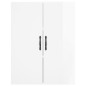 vidaXL Highboard Hochglanz-Weiß 69,5x34x180 cm Holzwerkstoff vidaXL Highboard Hochglanz-Weiß 69,5x34x180 cm Holzwerkstoff