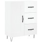 vidaXL Highboard Hochglanz-Weiß 69,5x34x180 cm Holzwerkstoff vidaXL Highboard Hochglanz-Weiß 69,5x34x180 cm Holzwerkstoff