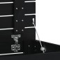 vidaXL Wäschetruhe Schwarz 44x44x66 cm Massivholz Kiefer vidaXL Wäschetruhe Schwarz 44x44x66 cm Massivholz Kiefer