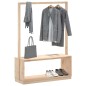 vidaXL Kleiderständer mit Schuhablage 113x40x157,5cm Massivholz Kiefer vidaXL Kleiderständer mit Schuhablage 113x40x157,5cm Massivholz Kiefer