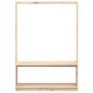 vidaXL Kleiderständer mit Schuhablage 113x40x157,5cm Massivholz Kiefer vidaXL Kleiderständer mit Schuhablage 113x40x157,5cm Massivholz Kiefer