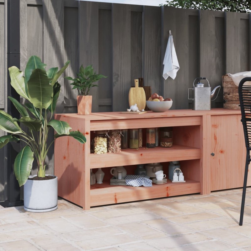vidaXL Outdoor-Küchenschrank 106x55x64 cm Massivholz Douglasie vidaXL Outdoor-Küchenschrank 106x55x64 cm Massivholz Douglasie