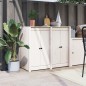 vidaXL Türen für Outdoor-Küche 2 Stk. Weiß 50x9x82cm Massivholz Kiefer vidaXL Türen für Outdoor-Küche 2 Stk. Weiß 50x9x82cm Massivholz Kiefer