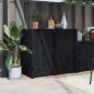 vidaXL Türen für Outdoor-Küche 2 Stk. Schwarz 50x9x82 cm Kiefernholz vidaXL Türen für Outdoor-Küche 2 Stk. Schwarz 50x9x82 cm Kiefernholz