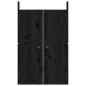 vidaXL Türen für Outdoor-Küche 2 Stk. Schwarz 50x9x82 cm Kiefernholz vidaXL Türen für Outdoor-Küche 2 Stk. Schwarz 50x9x82 cm Kiefernholz