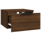 vidaXL Wand-Nachttische 2 Stk. Braun Eiche 34x30x20 cm vidaXL Wand-Nachttische 2 Stk. Braun Eiche 34x30x20 cm