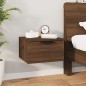 vidaXL Wand-Nachttische 2 Stk. Braun Eiche 34x30x20 cm vidaXL Wand-Nachttische 2 Stk. Braun Eiche 34x30x20 cm