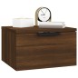 vidaXL Wand-Nachttische 2 Stk. Braun Eiche 34x30x20 cm vidaXL Wand-Nachttische 2 Stk. Braun Eiche 34x30x20 cm