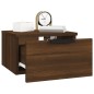 vidaXL Wand-Nachttische 2 Stk. Braun Eiche 34x30x20 cm vidaXL Wand-Nachttische 2 Stk. Braun Eiche 34x30x20 cm